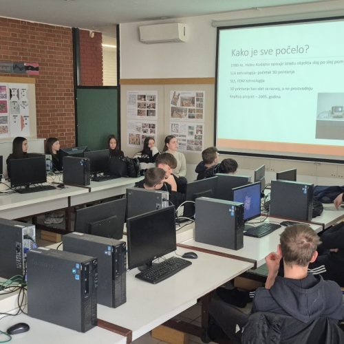 Predavanje o 3D printanju u Graditeljskoj školi Čakovec