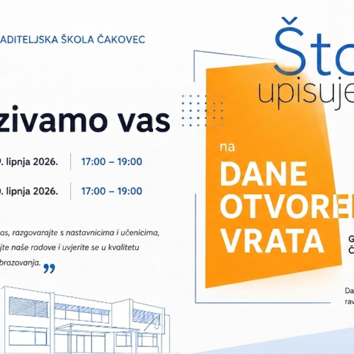 Dani otvorenih vrata Graditeljske škole Čakovec