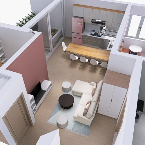 Homestyler – dodatne mogućnosti programa – prikaz mjera, površina i naziva prostorija