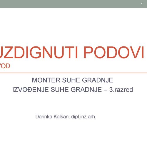 Uzdignuti podovi