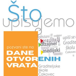 Dani otvorenih vrata Graditeljske škole Čakovec – najava