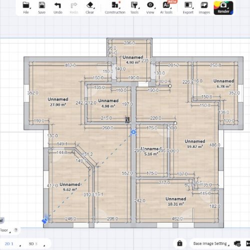 Import 2D nacrta u 3D program – izrada tutorijala – sadržaj za nadarene učenike