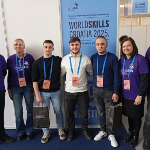 Uspješno predstavljanje naše škole na Državnom natjecanju učenika strukovnih škola – WorldSkills Croatia 2025.