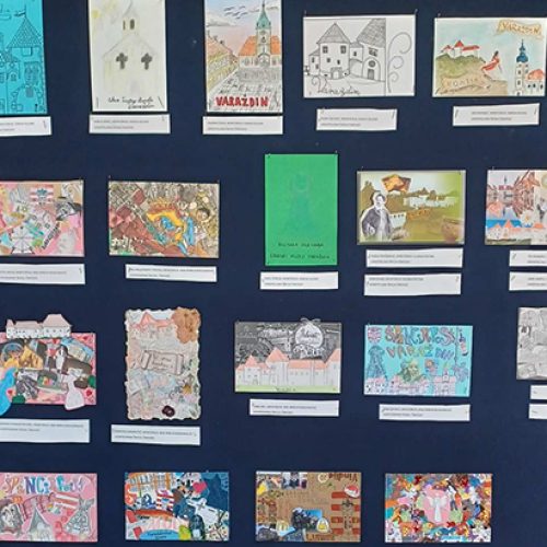 Učenici Graditeljske škole Čakovec sudjelovali su u projektu „Varaždinski quodlibet – razglednica iz našeg grada“