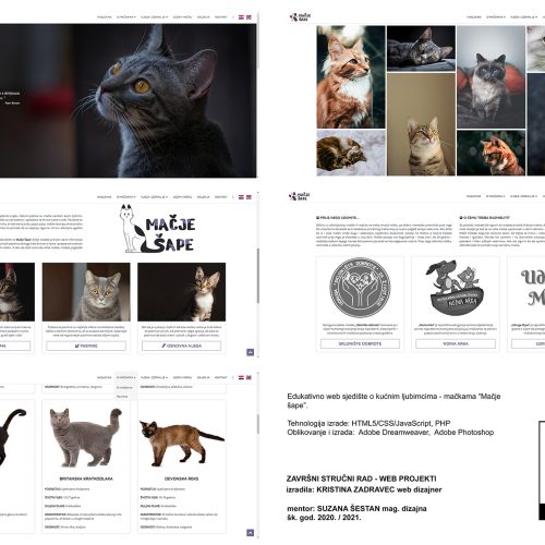 Završni radovi – primjeri tehnologija – web projekti
